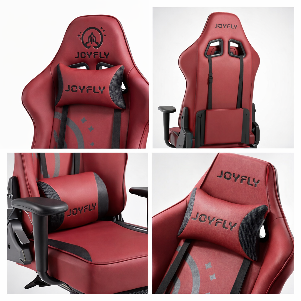 Khaatie Joyfly Series Gaming Chair with Reclining Backrest, 4D Armrests & Lumbar Support