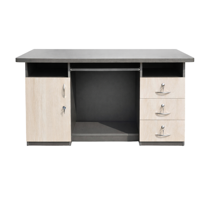 Khaatie Office Table 5x2.5 | Premium Workstation | Study and Office Table | 30 Inches Height | Khaatie Office Furniture