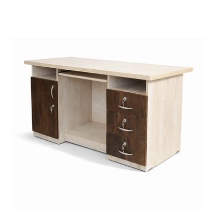 Khaatie Office Table 5x2.5 | Premium Workstation | Study and Office Table | 30 Inches Height | Khaatie Office Furniture
