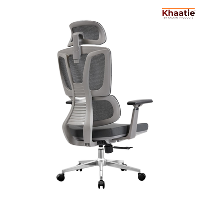 Khaatie Ergonomic Chair with Headrest | Study & Work Chair | 1201 Air Flex | Revolving Chair