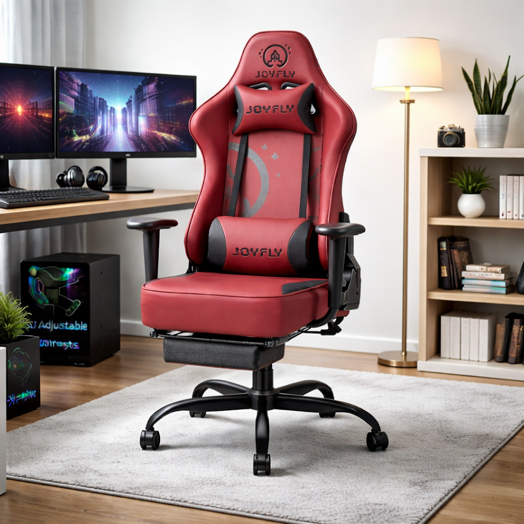 Khaatie Joyfly Series Gaming Chair with Reclining Backrest, 4D Armrests & Lumbar Support