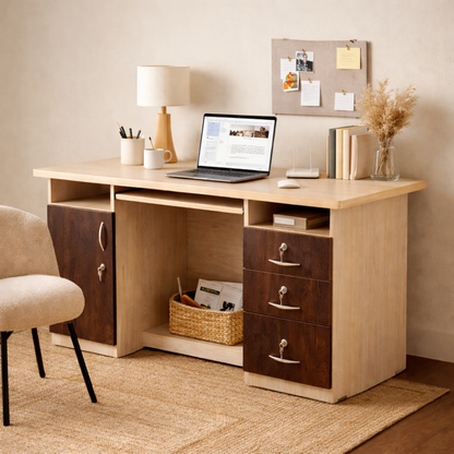 Khaatie Office Table 5x2.5 | Premium Workstation | Study and Office Table | 30 Inches Height | Khaatie Office Furniture