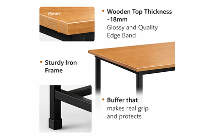 Khaatie Heavy Duty Study & Office Table – 36 x 24 x 30 Inches